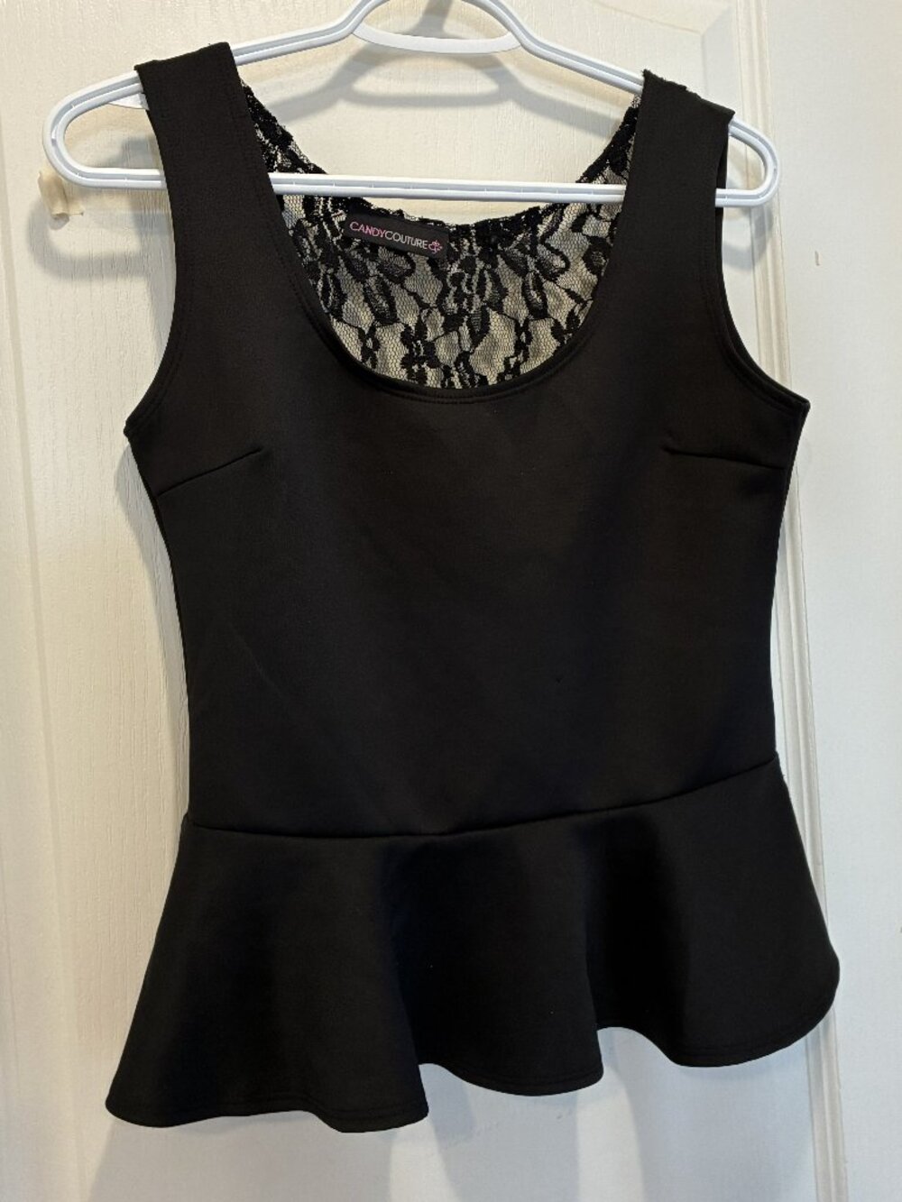 CANDY COUTURE: Black Women’s Sleeveless Top